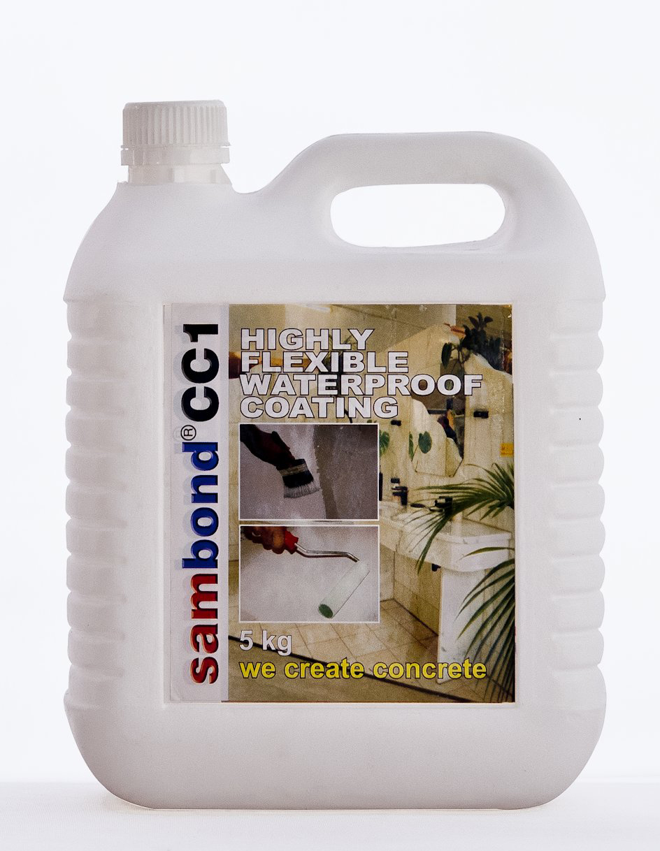 Highly flexible waterproofing coating 