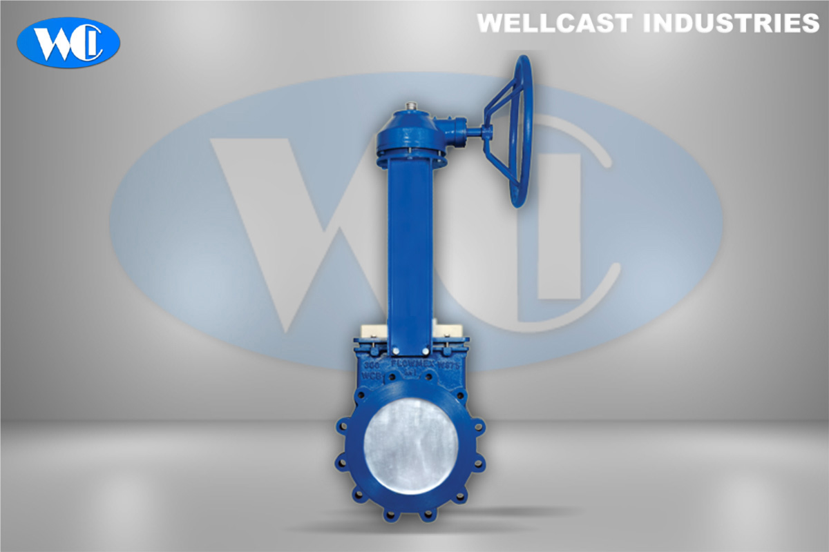 Knife Edge Gate Valve with Manual Gear Operating