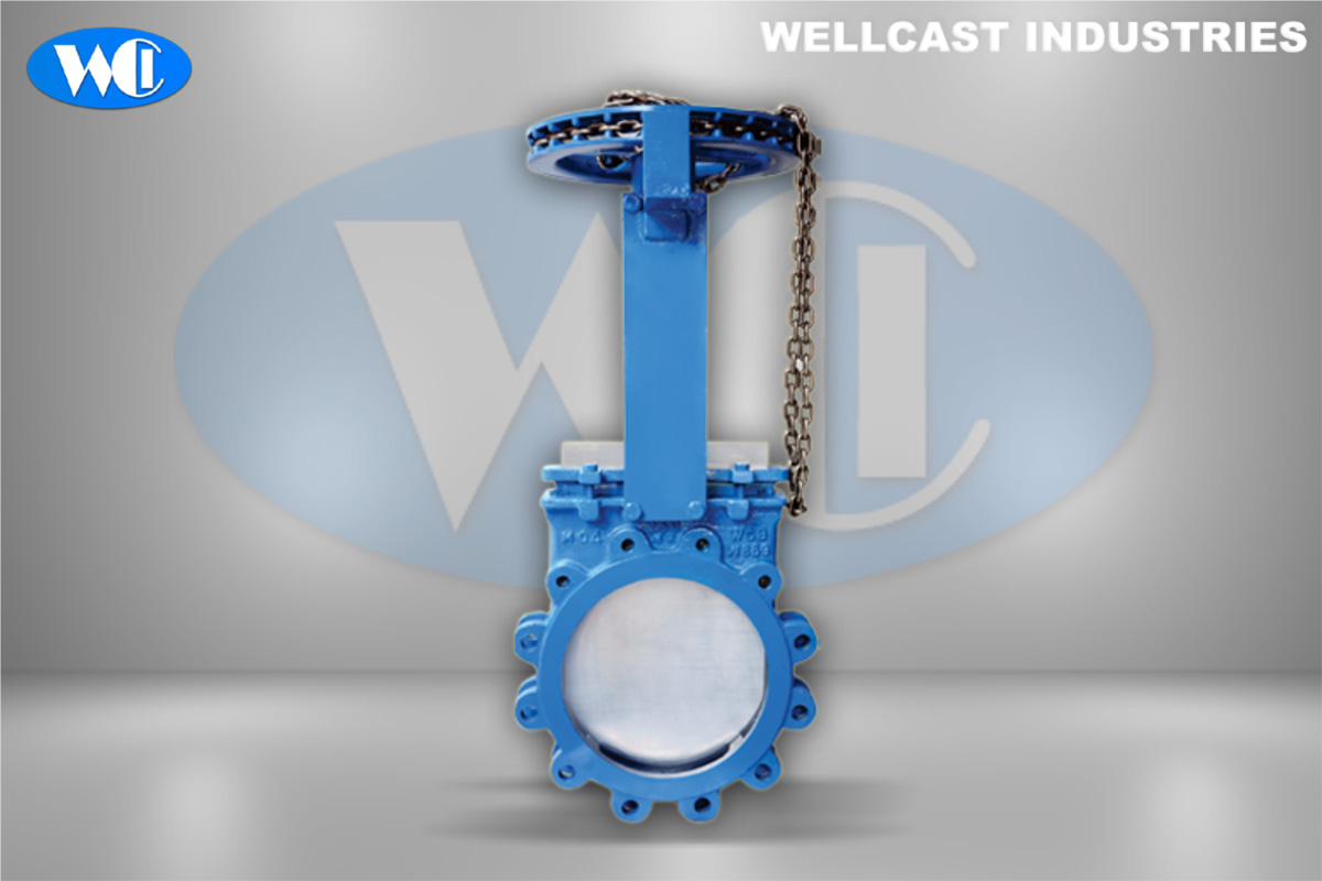 Knife Edge Gate Valve with Chain Operating