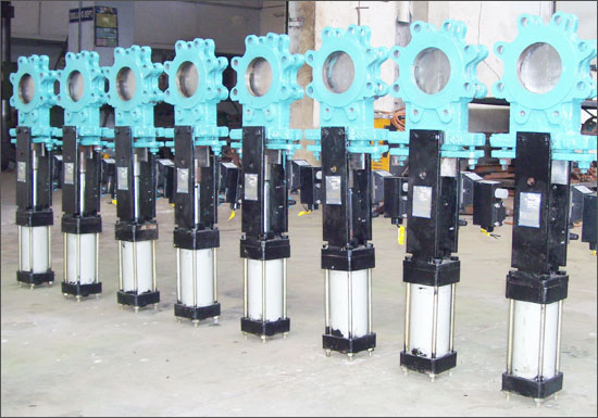 Knife Edge Gate Valve with Chain Operating