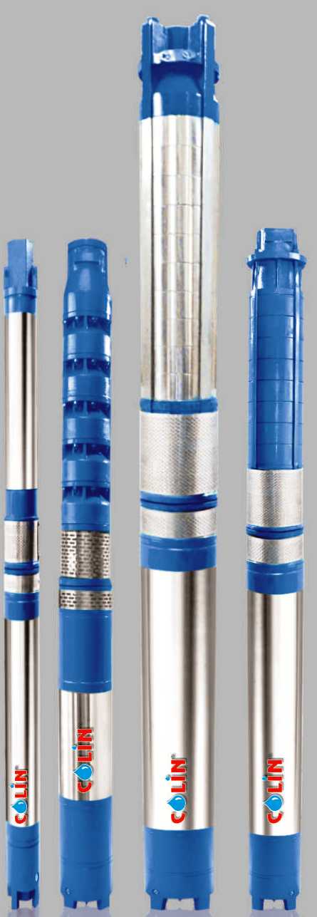 Colin V4, V5, V6 submersible pumps 
