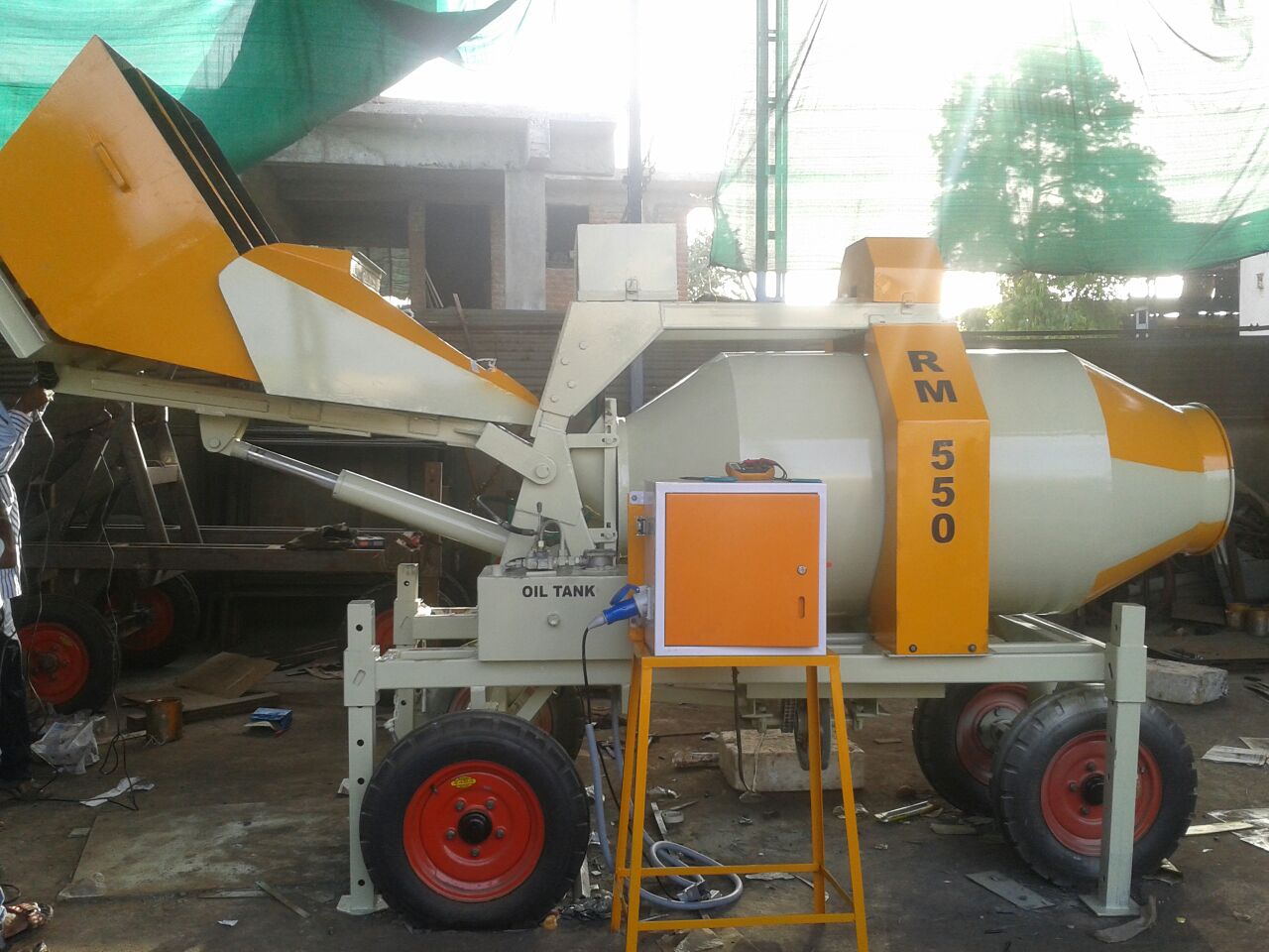 Reversible Concrete Mixers
