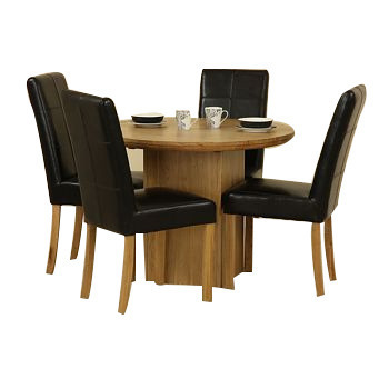 Square Wood Dining Set