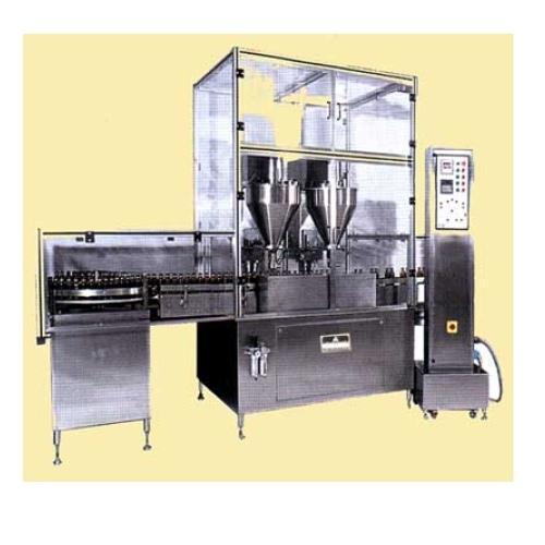 Automatic Double Head Augur Type Dry Syrup Powder Filling Machine