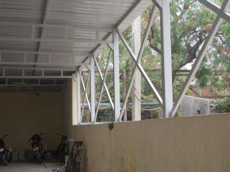 Fabricated Industrial Shed With Grill