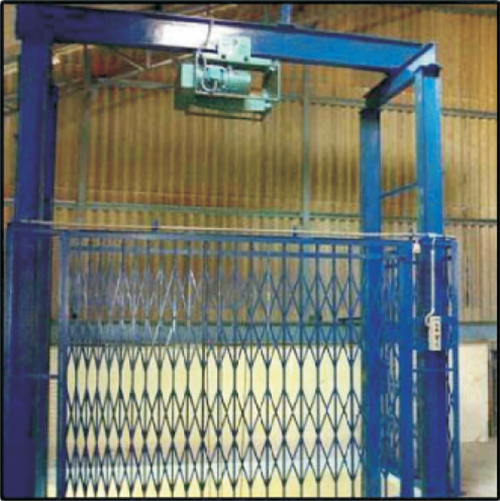 Cage Hoist Arrangement 