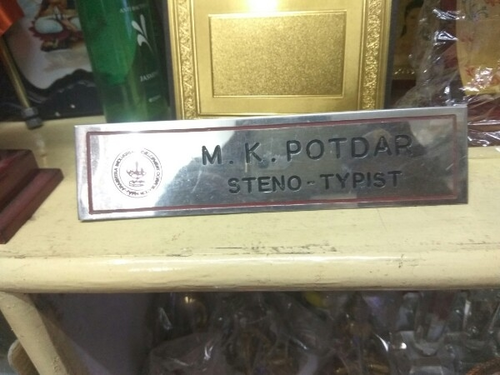 Name plate