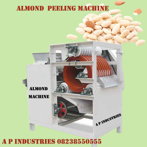 Almond peeling machine