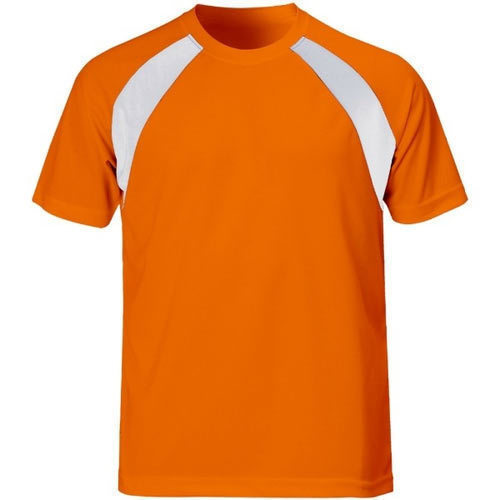 Mens Plain Round Neck Sports T Shirt